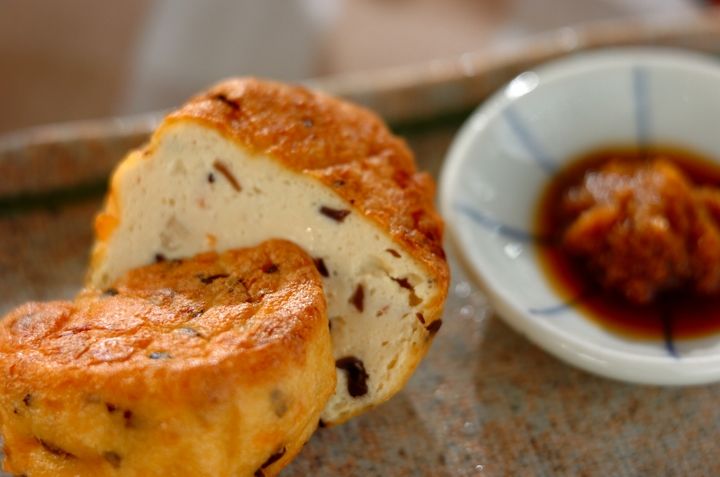 カリっと！焼きがんものショウガじょうゆ