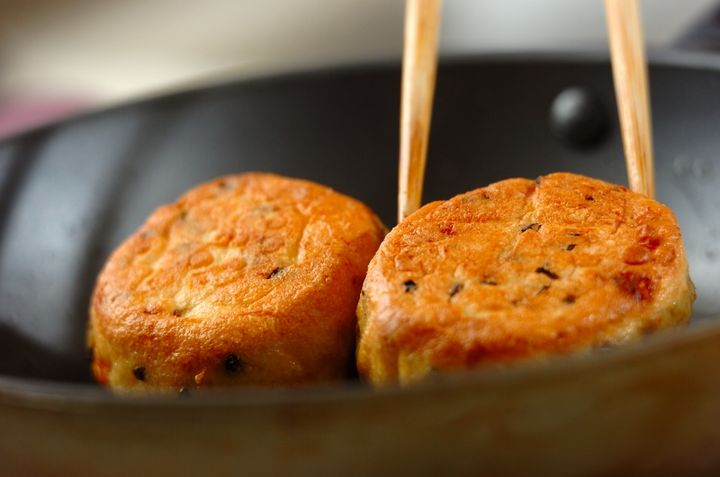 カリっと！焼きがんものショウガじょうゆの作り方1