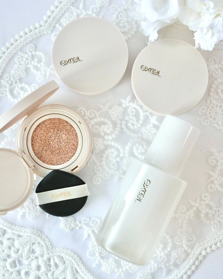 エクセル 美容液クッションファンデ&朝用スキンローション
