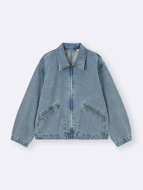 GUのデニムジップアップジャケット