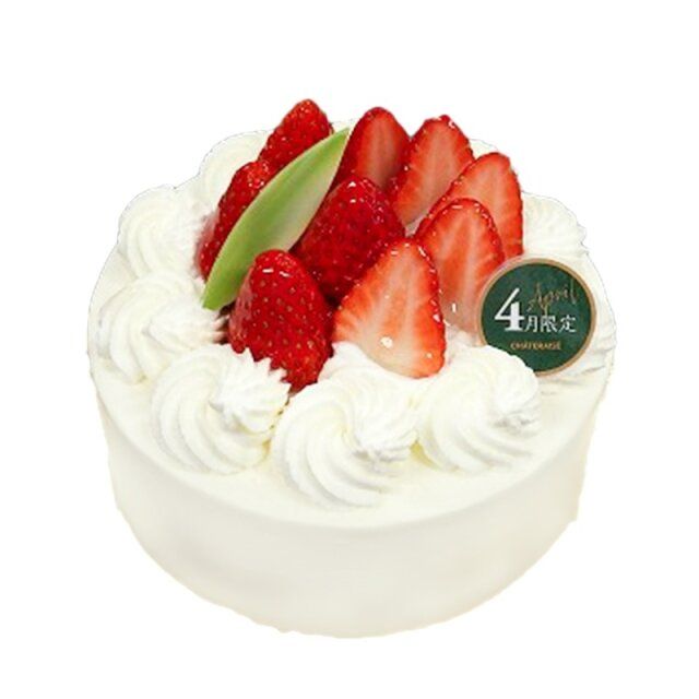 シャトレーゼ 【4月限定】紅ほっぺ種苺のデコレーション14cm