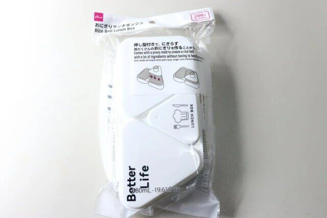 ダイソー おにぎりランチボックス（580mL） パッケージ