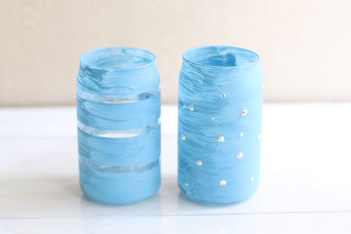 ブルーのフラワーベース