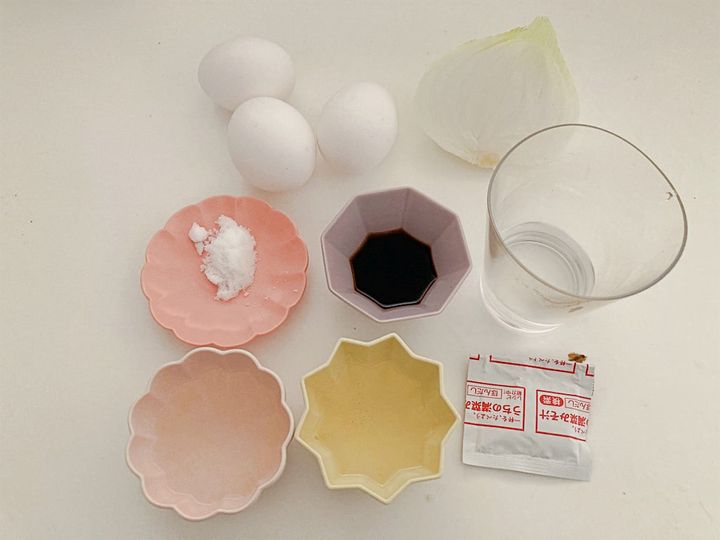 ふわとろ卵丼の材料