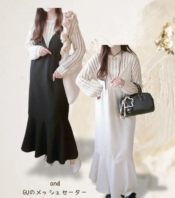 しまむらキャミワンピ7