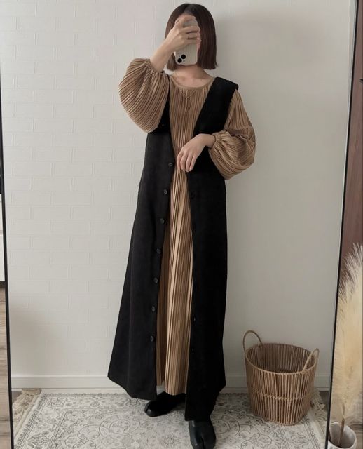 しまむらキャミワンピ6