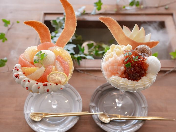 大阪城公園の南側、パフェ専門店「PARFAIT de MERRILY」がカフェに進化し移転リニューアル