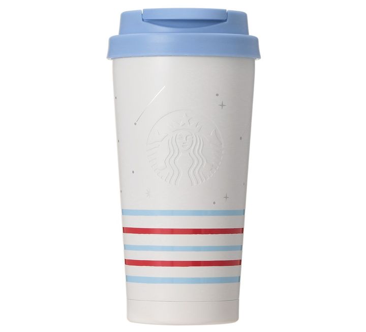 「ステンレスTOGOロゴタンブラーマリンボーダー」473ml 4750円