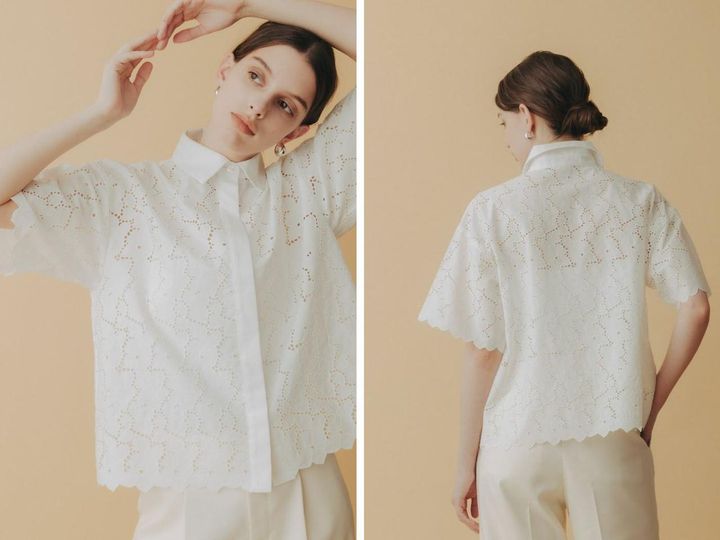 画像: シャツ￥39,600【オーベル】 出典：オーベル