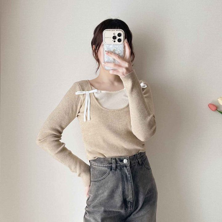 画像: デニム合わせ