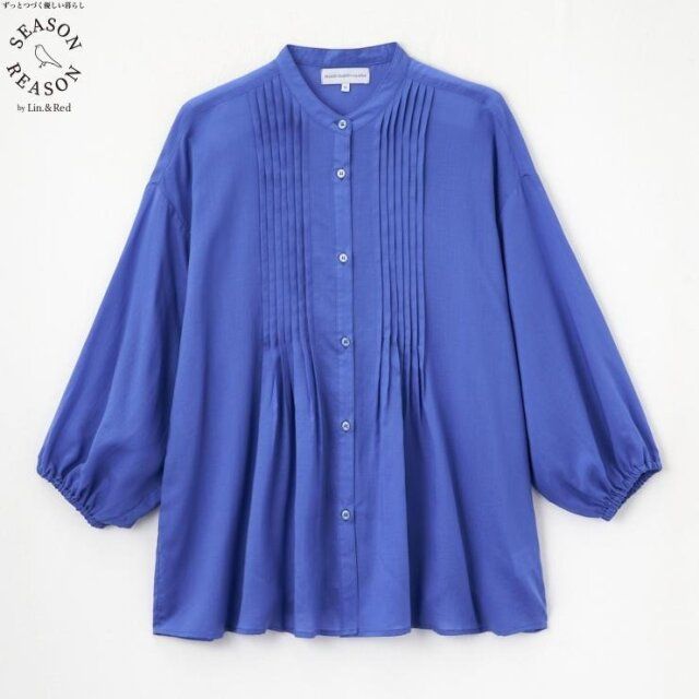 しまむらのピンタックブラウス