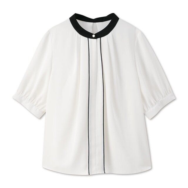 しまむらの配色ブラウス