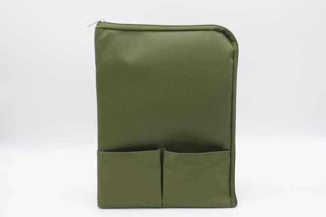 バッグインバッグ（3ポケット、A4、グリーン） デザイン