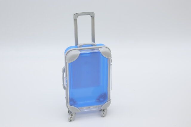 ダイソー キャリーケース型小物入れ（青、緑、黄）