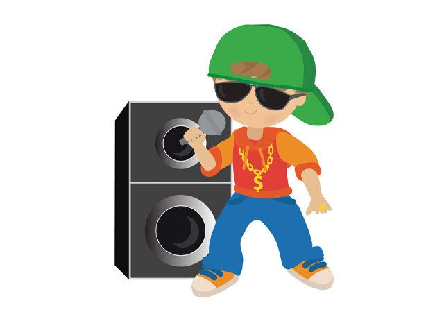 ラッパー イラスト