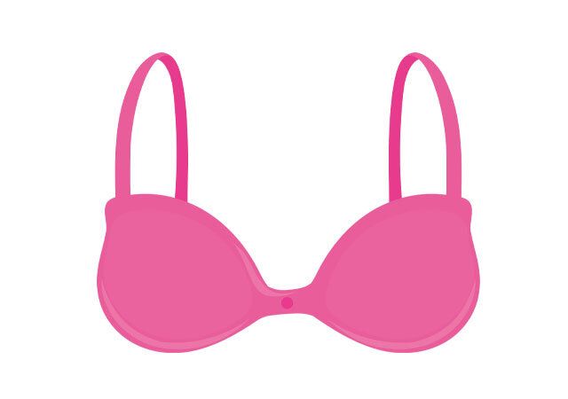 ピンクのランジェリー イラスト