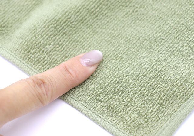 スタンダードプロダクツの今治製紋織ハンカチのパイル地