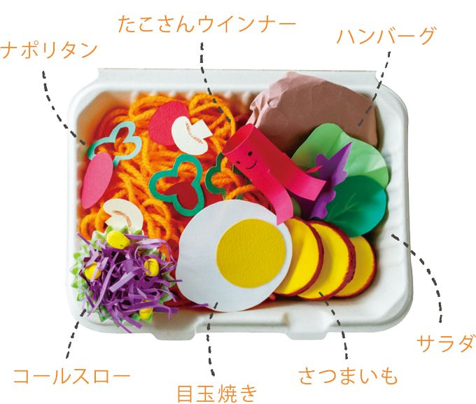 絵本みたいなお弁当工作「ナポリタン弁当」をご提案！【最新号からちょっと見せ】の画像3