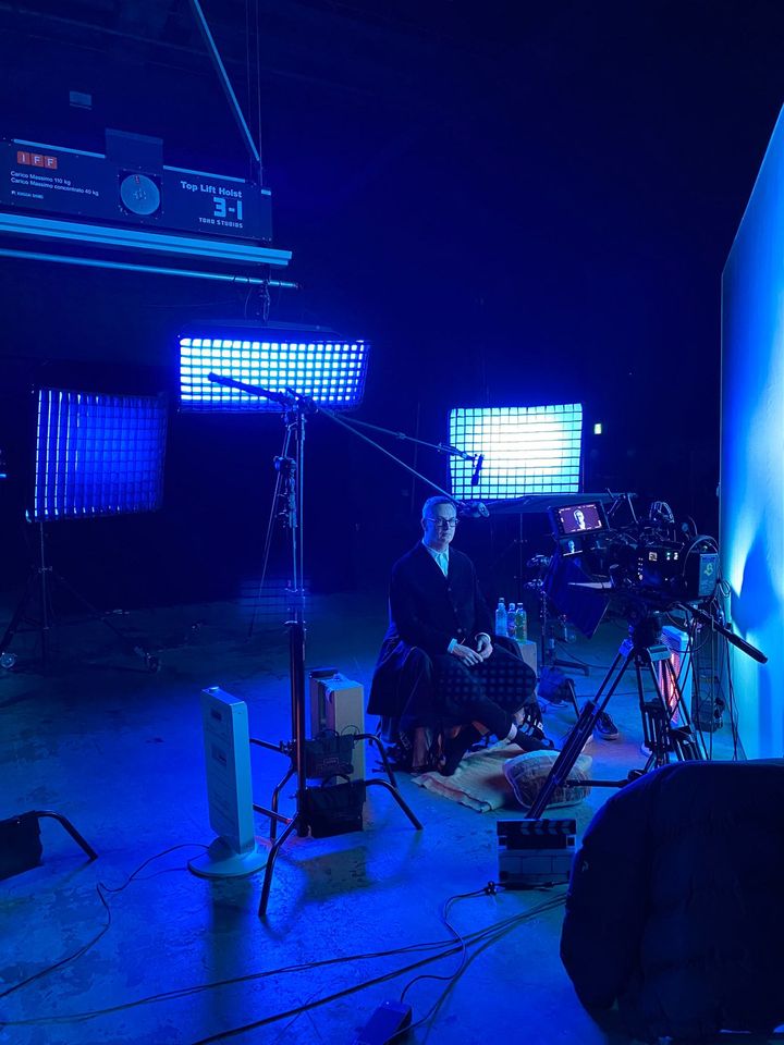 Nicolas Winding Refn Behind-the-scenes recording for “Satellites” conversation by Nicolas Winding Refn with Hideo Kojima Prada Aoyama Tokyo / 18.4 – 25.8.2025