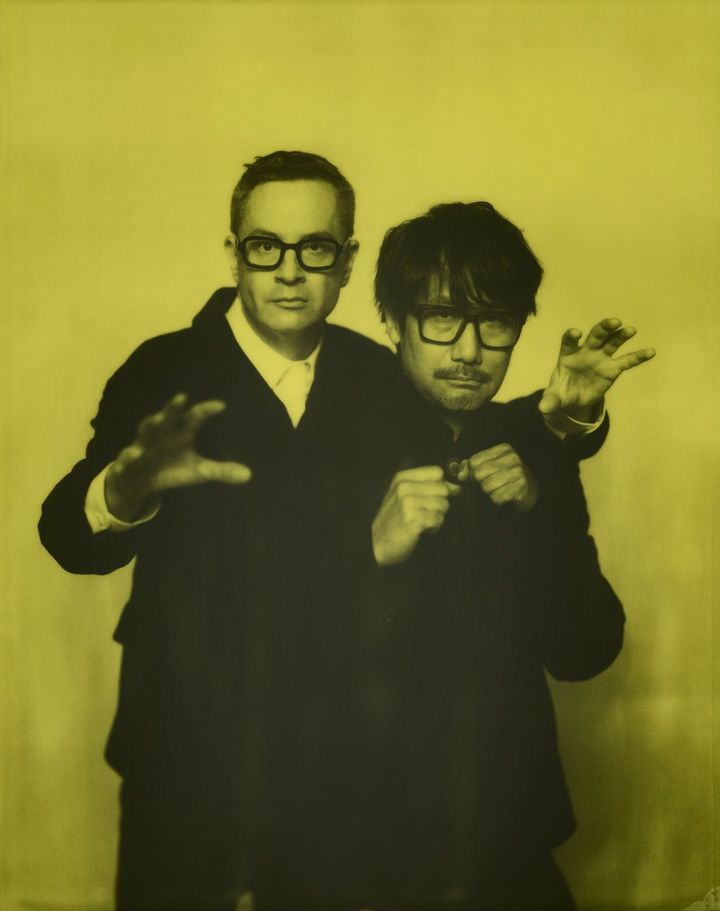 Nicolas Winding Refn and Hideo Kojima Photo Yuji Watanabe “Satellites” by Nicolas Winding Refn with Hideo Kojima Prada Aoyama Tokyo / 18.4 – 25.8.2025