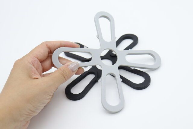 ダイソー シリコーン鍋敷き2個セット 分解