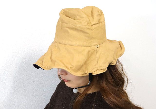 ダイソー UVチェッカー付帽子クリップ 使用例 調整