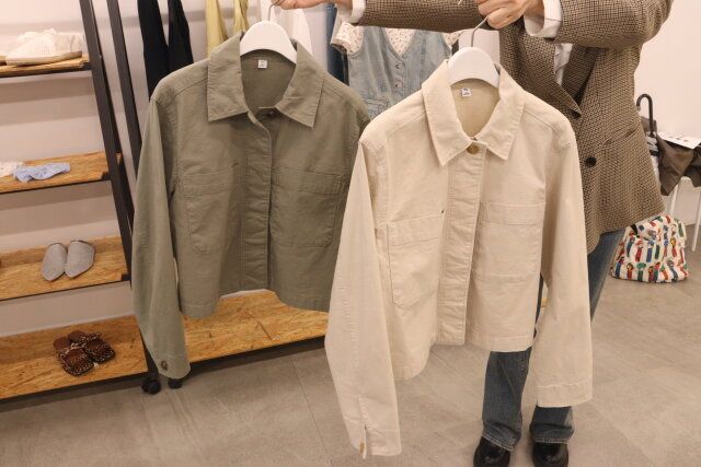 ジーユーのワークジャケット1