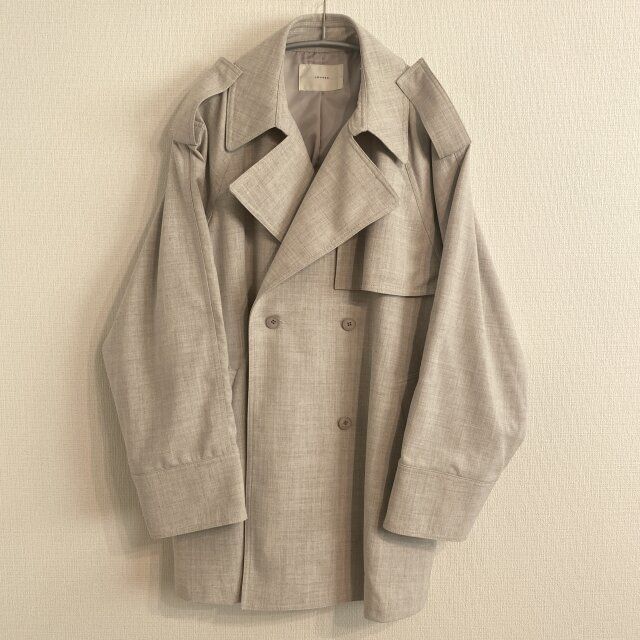 louren over trench short coat