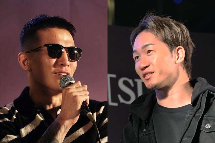 左から萩原京平、朝倉未来（撮影：SPREAD編集部）