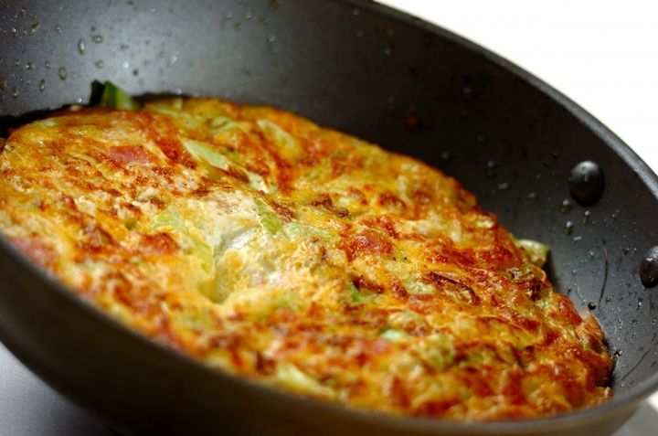 キャベツオムレツの作り方3