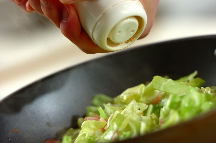 キャベツオムレツの作り方1