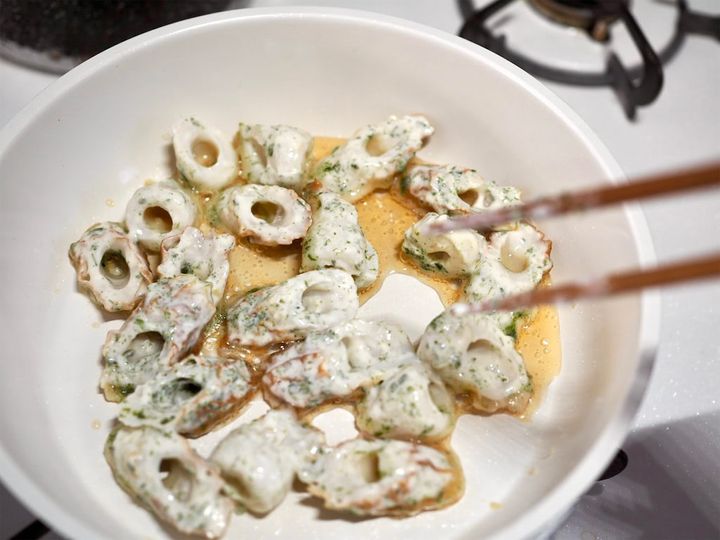 ちくわの磯部揚げ