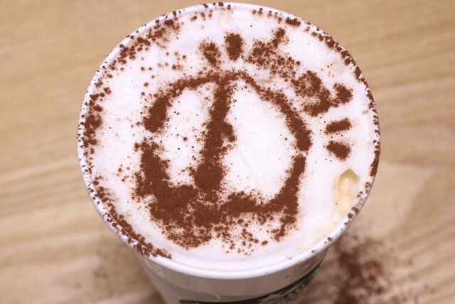 プーさんラテアートシート 完成