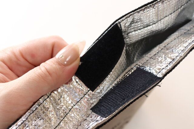 ダイソー ランチバッグ 面ファスナー