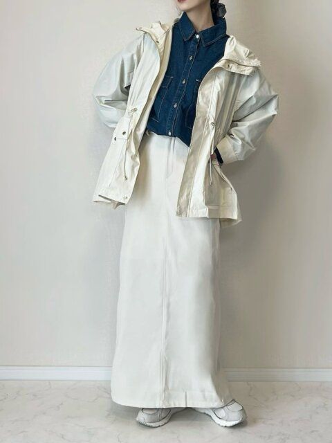 デニムシャツコーデ2