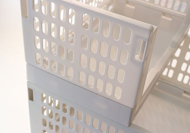 ダイソーの『クローゼット収納ケース（33.7cmｘ40.5cmｘ18.5cm）』とクローゼット収納ケース（33.7cmｘ40.5cmｘ18.5cm）をスタッキング