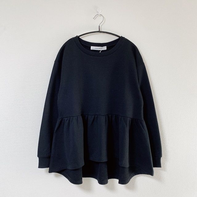 しまむら「ラメペプラムプルオーバー」