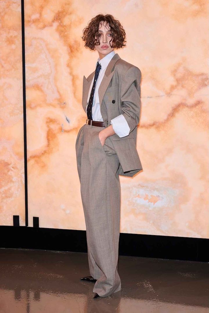 画像: 今春トライしたいのはマニッシュなスーツ×タイ