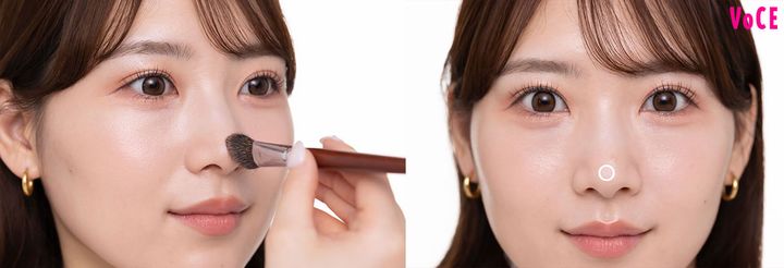 【忘れ鼻】をメイクでつくる！整形級メイクテクを全解説【夢月メイク】