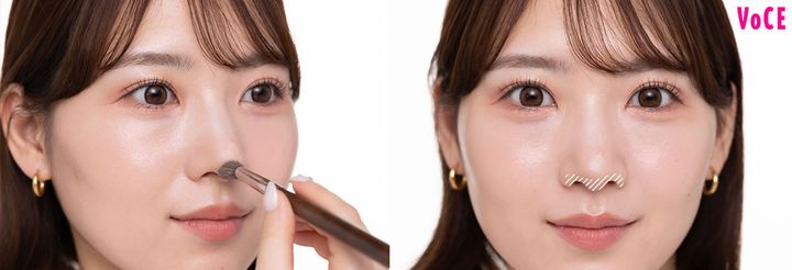 【忘れ鼻】をメイクでつくる！整形級メイクテクを全解説【夢月メイク】