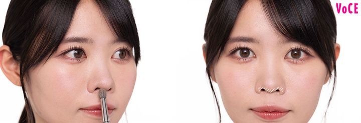 【団子鼻】を【忘れ鼻】に近づける整形級メイクテクを全解説【夢月メイク】