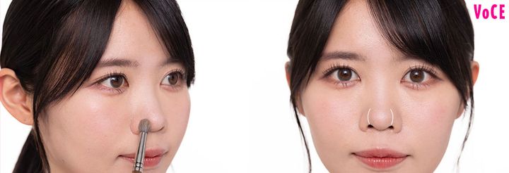 【団子鼻】を【忘れ鼻】に近づける整形級メイクテクを全解説【夢月メイク】