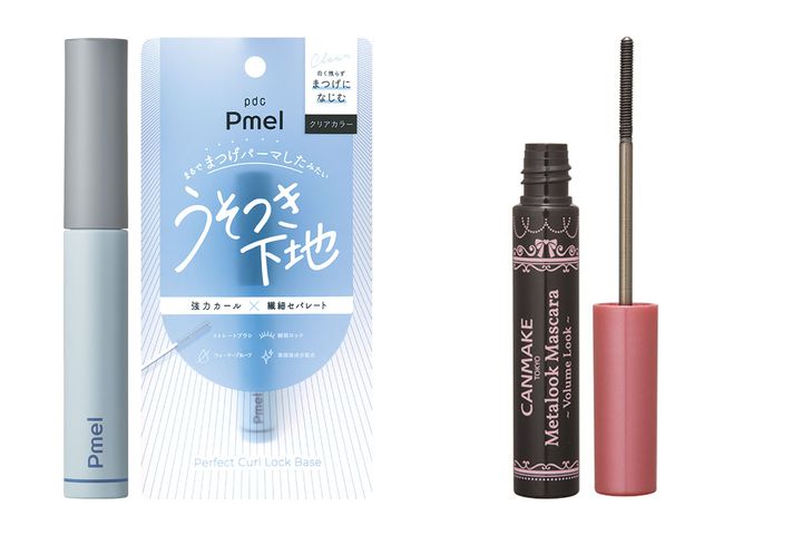 ピメルの下地×キャンメイクのマスカラ
