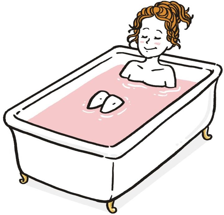 お風呂に浸かる