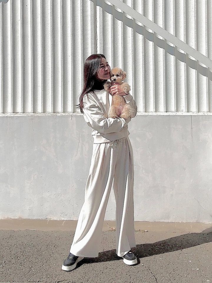 愛犬”もも”との散歩