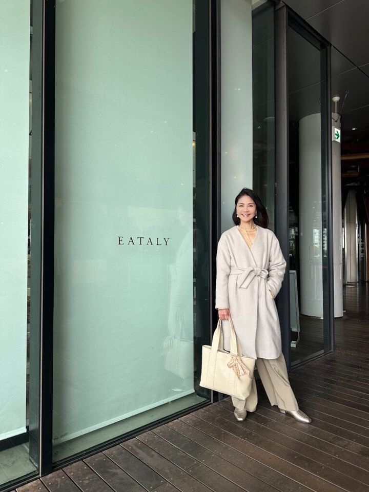 イタリアンレストラン「イータリー」でランチをした日のコーデ