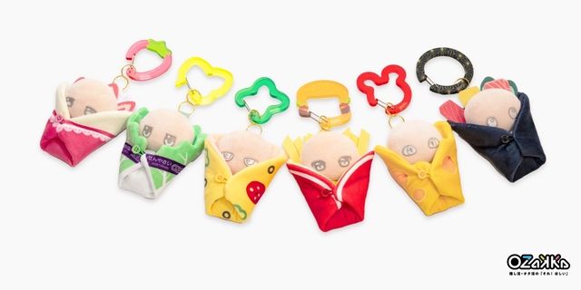 「ぬいのおくるみ ぬいくるみん」全6種