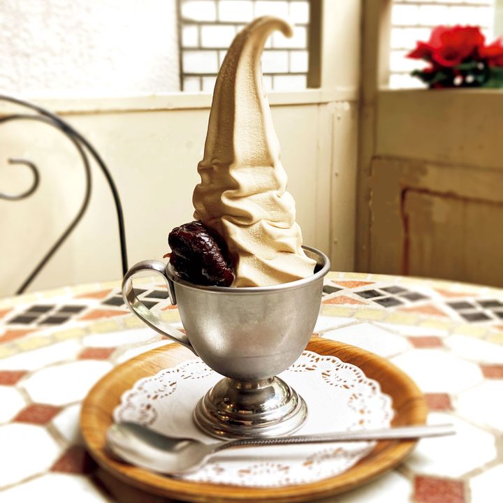 ミカド珈琲のモカソフト