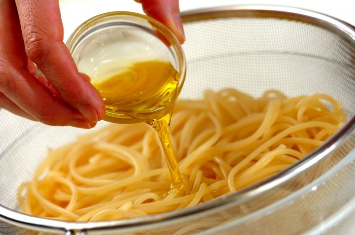 納豆キムチスパゲティーの作り方2