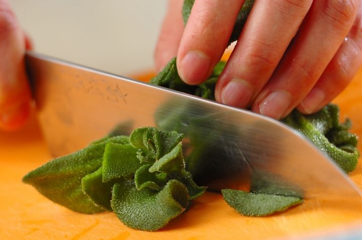 アイスプラントサラダの下準備1